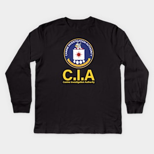 CIA:Canine Investigation Authority Kids Long Sleeve T-Shirt